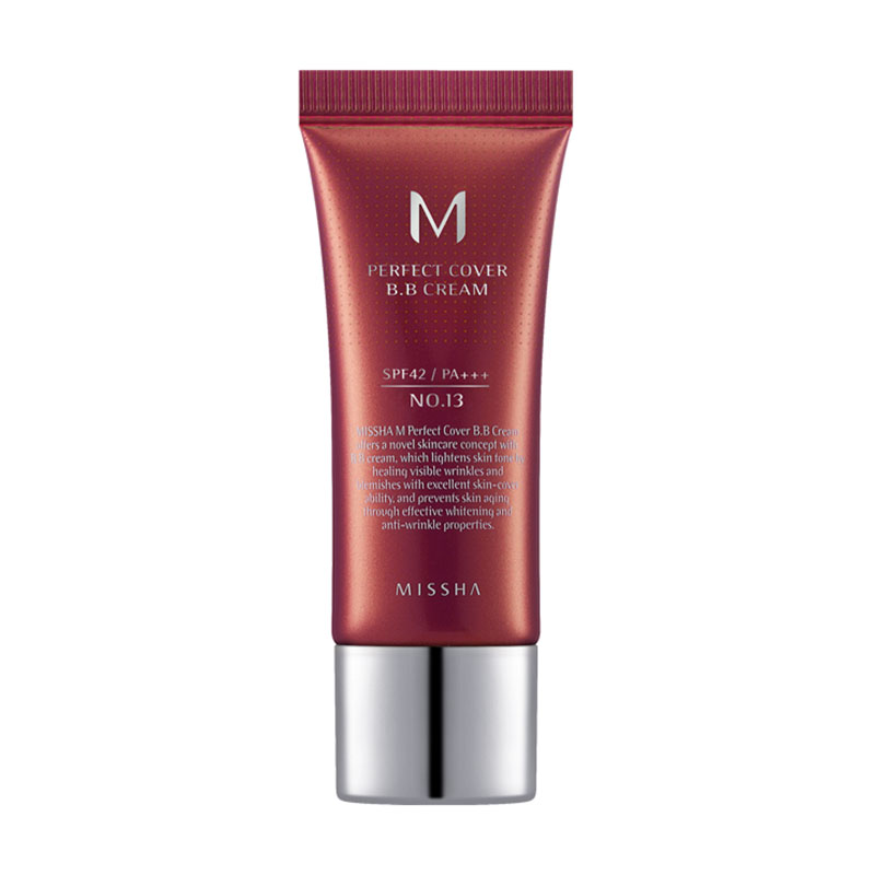 BB-крем для обличчя Missha M Perfect Cover BB Cream SPF 42 / PA +++, 13 Bright Beige, 20 мл